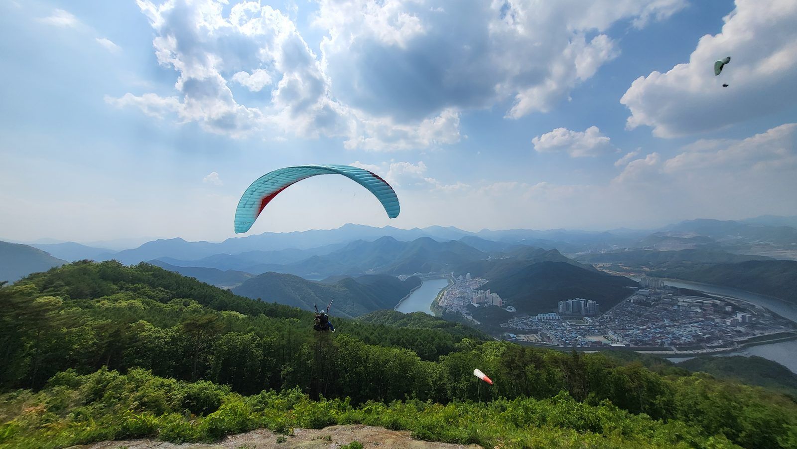 Danyang Paragliding Summer Flight