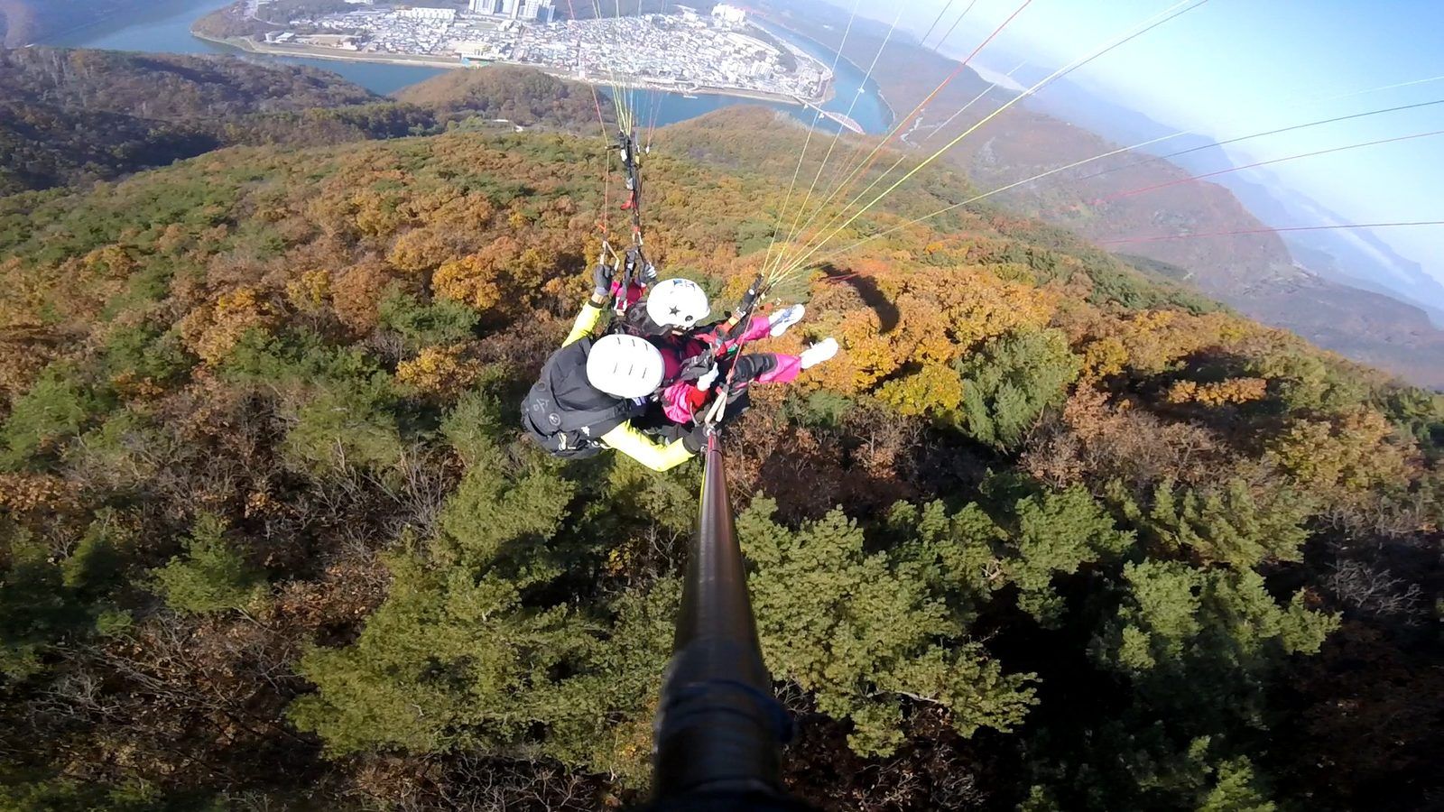 Paragliding Korea Couple Tandem Flight