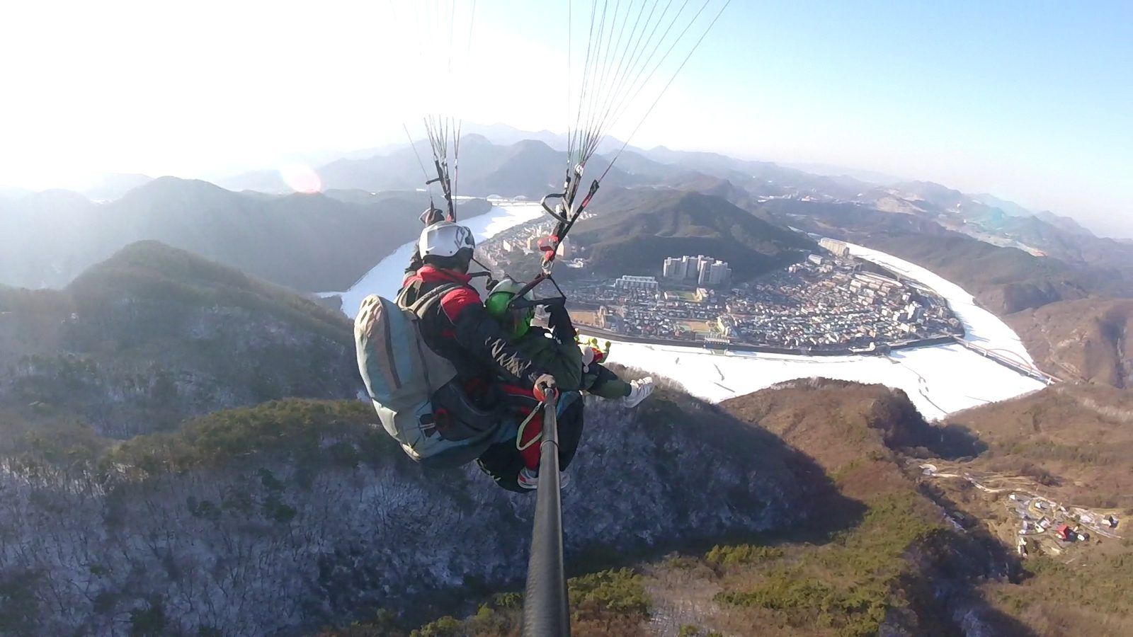 Tandem Paragliding Korea Safe Flight
