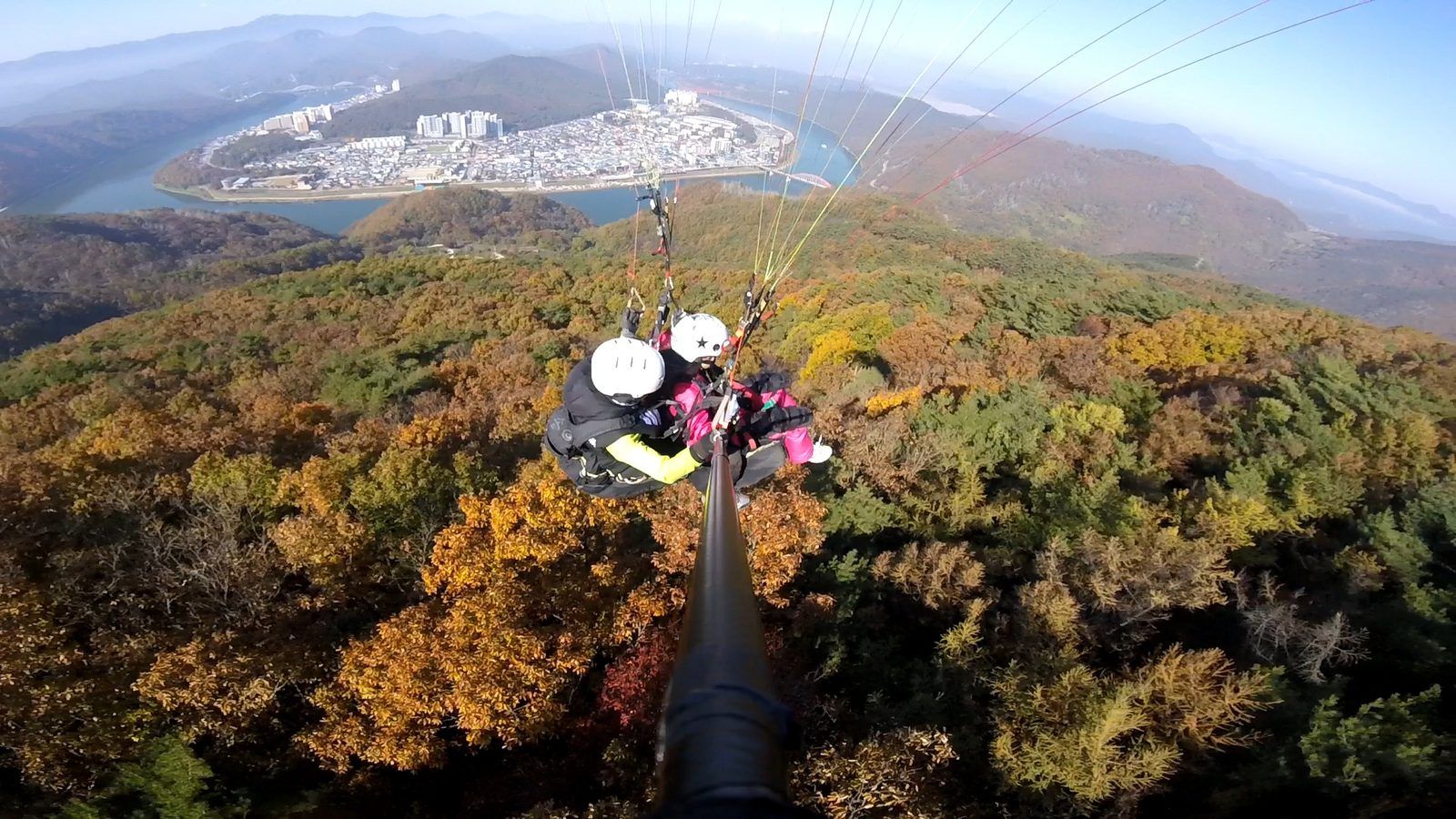 Korea Paragliding Stunning Scenery